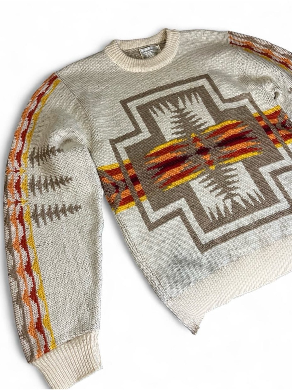 Vintage 1970's Pendleton 100% virgin wool sweater - Picture 4 of 6